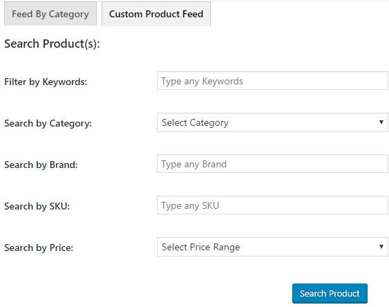 custom product feed creation easily