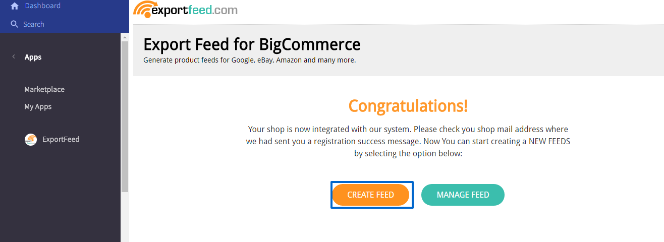 start-creating-feed-bigcommerce-control-panel