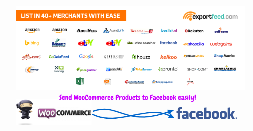 woocommerce to facebook products shop easily