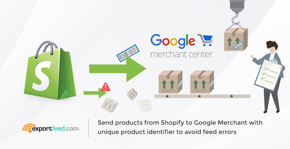 shopify to google with unique product identifier